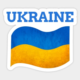 The Flag of Ukraine, ukranian flag Sticker